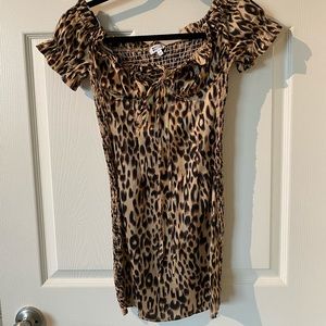 Cheetah mini dress size XS
